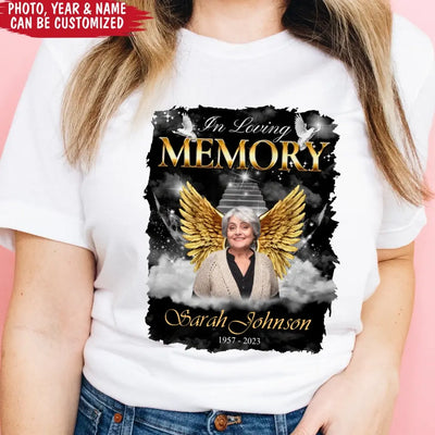 In Loving Memory - Personalized T-Shirt, Memorial Gift For Loss Of Loved One - TS1063