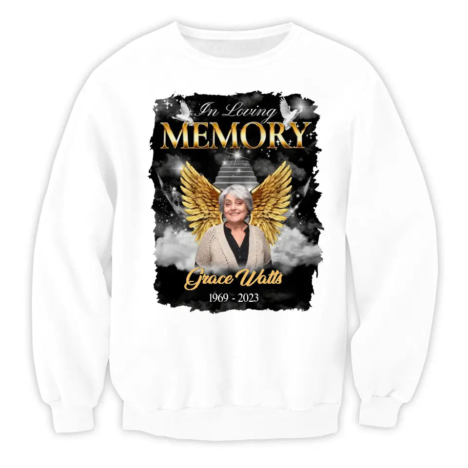 In Loving Memory - Personalized T-Shirt, Memorial Gift For Loss Of Loved One - TS1063