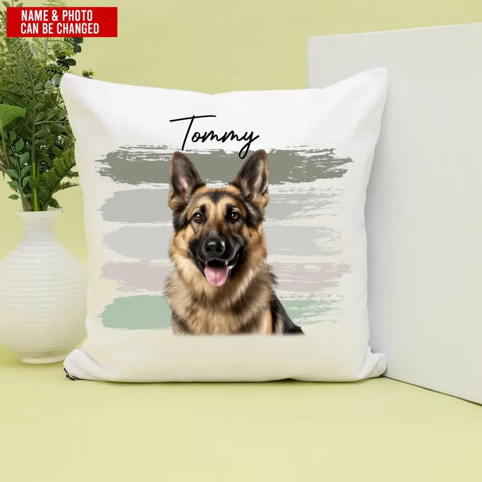 Custom Pet Photo - Personalized Pillow, Upload Photo, Pillow Gift For Dog Lover, dog lover pillow case, custom dog pillow case, dog pillow cases,pillow case, personalized pillow case,dog lover gift, dog lover, dog,gifts for dog lovers,dog,pillow, personalized pillow case,custom pillow, custom dog pillow, dog pillow, dog pillow custom, custom pillow dog, pillow for dog, dog cone pillow