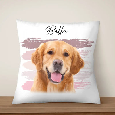 Custom Pet Photo - Personalized Pillow, Upload Photo, Pillow Gift For Dog Lover - PC73