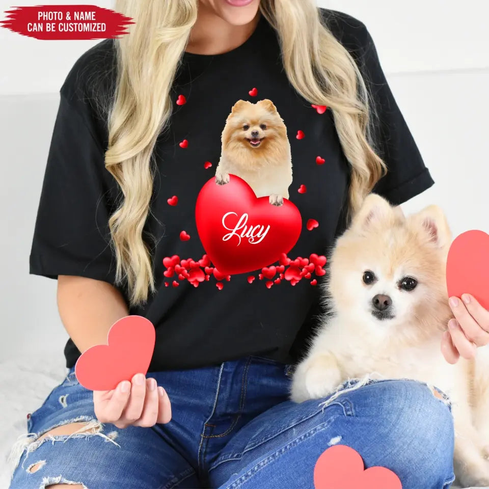 Dog With Heart Limited Edition - Personalized T-Shirt, Gift For Dog Lover - TS1073