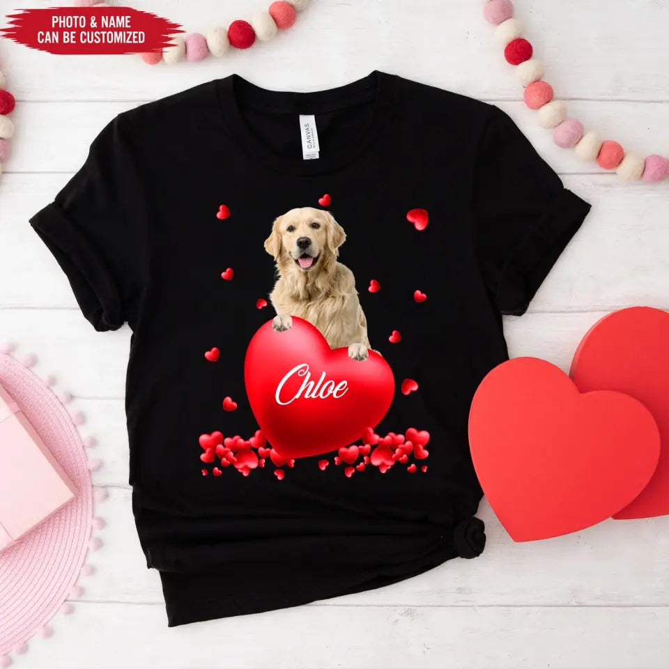 Dog With Heart Limited Edition - Personalized T-Shirt, Gift For Dog Lover - TS1073
