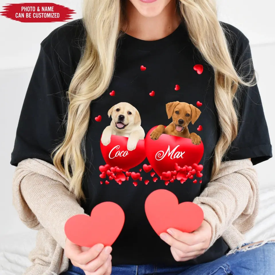 Dog With Heart Limited Edition - Personalized T-Shirt, Gift For Dog Lover - TS1073