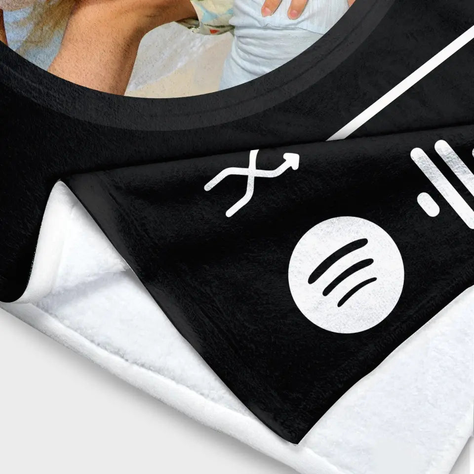 Love Song - Personalized Blanket, Gift For Couple, Anniversary Gift ,Husband And Wife - BL47