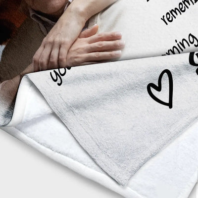Hugs From Heaven - Personalized Blanket, Memorial Gift For Loss Of Loved One - BL48