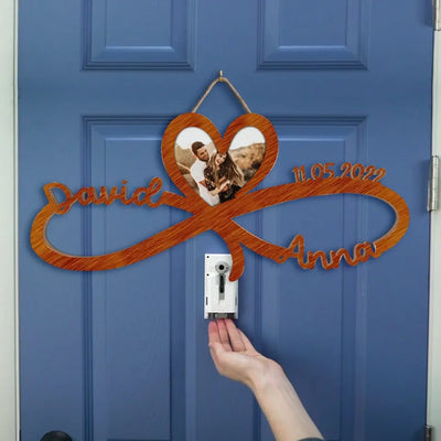 Custom Infinity Sign - Personalized Gift For Couple, Home Decor - DS743