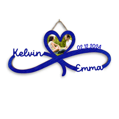 Custom Infinity Sign - Personalized Gift For Couple, Home Decor - DS743