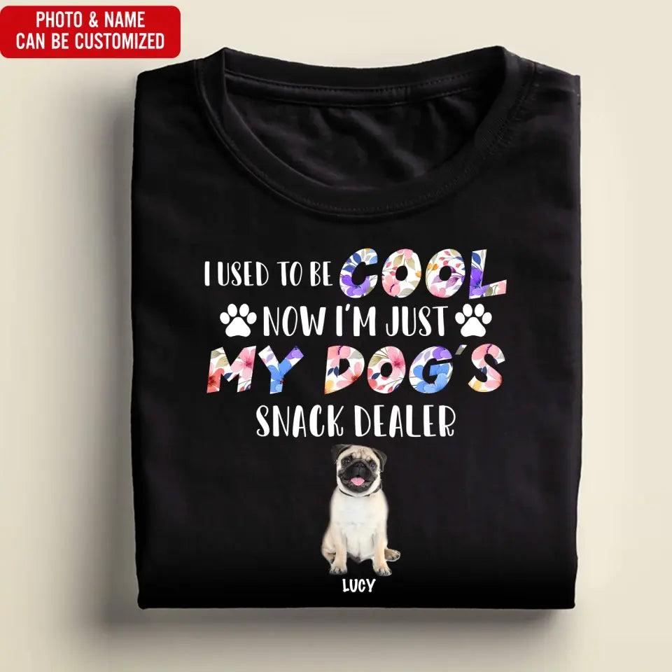 I Used To Be Cool My Dogs Snack Dealer - Personalized T-Shirt, Gift For Dog Lover - TS1068