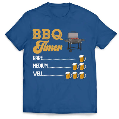 BBQ Timer - Personalized T-Shirt, Gift For Family, Grill And Chillin Gift - TS1092
