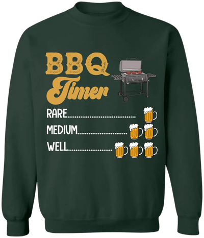 BBQ Timer - Personalized T-Shirt, Gift For Family, Grill And Chillin Gift - TS1092