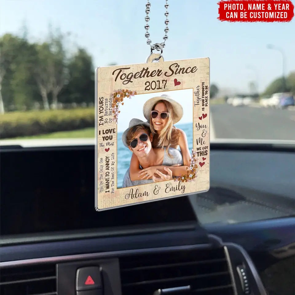 You and Me We Got This - Personalized Acrylic Car Hanger, Traveling Gift for Couple, Anniversary Gift - ACH02