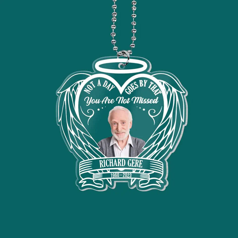 Not A Day Goes By That You Are Not Missed - Personalized Memorial Garden Solar Light