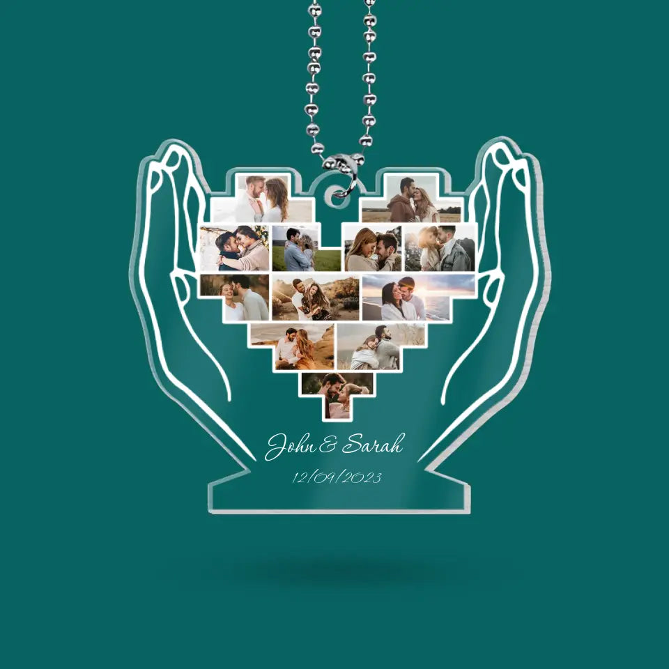 Couple Custom Photo Gift - Personalized Acrylic Lamp, Gift For Couple/Lovers, Husband And Wife, Valentine Gift for Him/Her  - L97