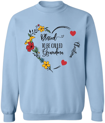 Blessed To Be Called Grandma - Personalized T-Shirt, T-Shirt Gift For Grandma, Nana - TS1099