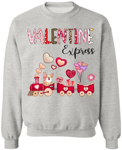 Valentine Express - Personalized T-Shirt, T-Shirt Gift For Dog Lover - TS1100
