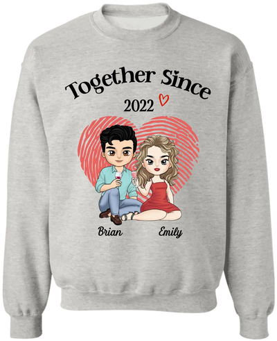 We Have Been Together Since - Personalized T-Shirt, Valetine Gift for Couple/Lovers, Annivesary Gift - TS1104