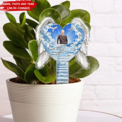 If Tears Could Build A Stairway - Personalized Plaque Stake, Memorial Gift For Loss Of Loved One - PS83