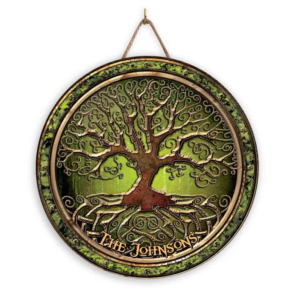 Happy St. Patrick's Day Wreath - Personalized Wooden Sign, Irish Pub Decor - DS748