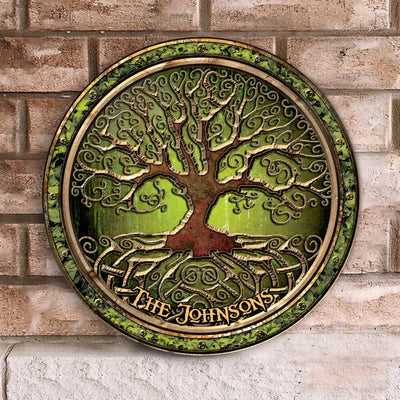 Happy St. Patrick's Day Wreath - Personalized Wooden Sign, Irish Pub Decor - DS748