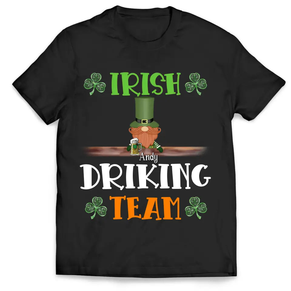 Irish Drinking Team, Happy Patrick's Day - Personalized T-Shirt