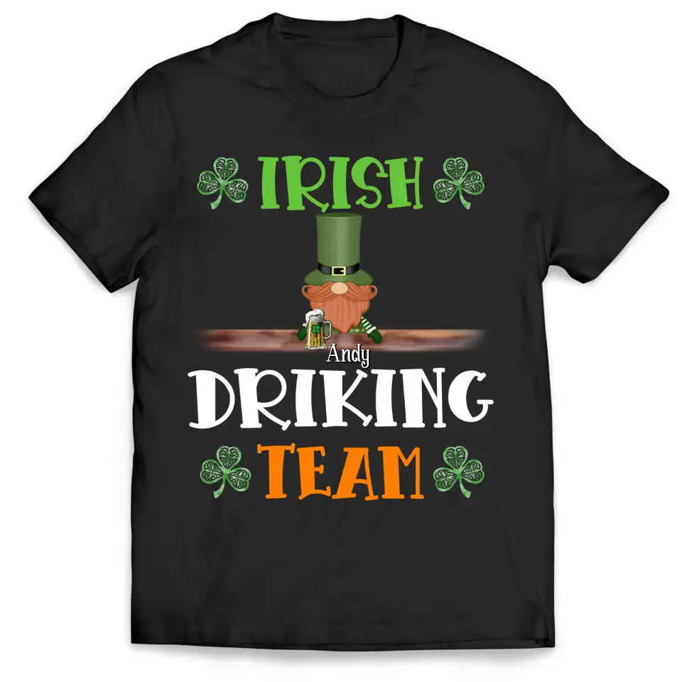 Irish Drinking Team, Happy Patrick's Day - Personalized T-Shirt