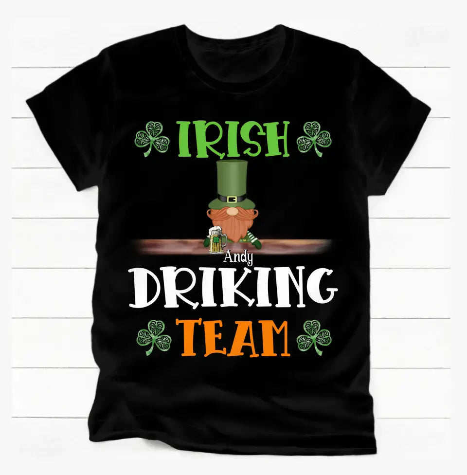 Irish Drinking Team, Happy Patrick's Day - Personalized T-Shirt