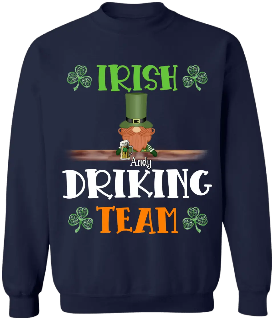 Irish Drinking Team, Happy Patrick's Day - Personalized T-Shirt