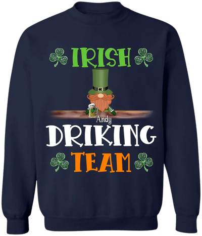 Irish Drinking Team, Happy Patrick's Day - Personalized T-Shirt