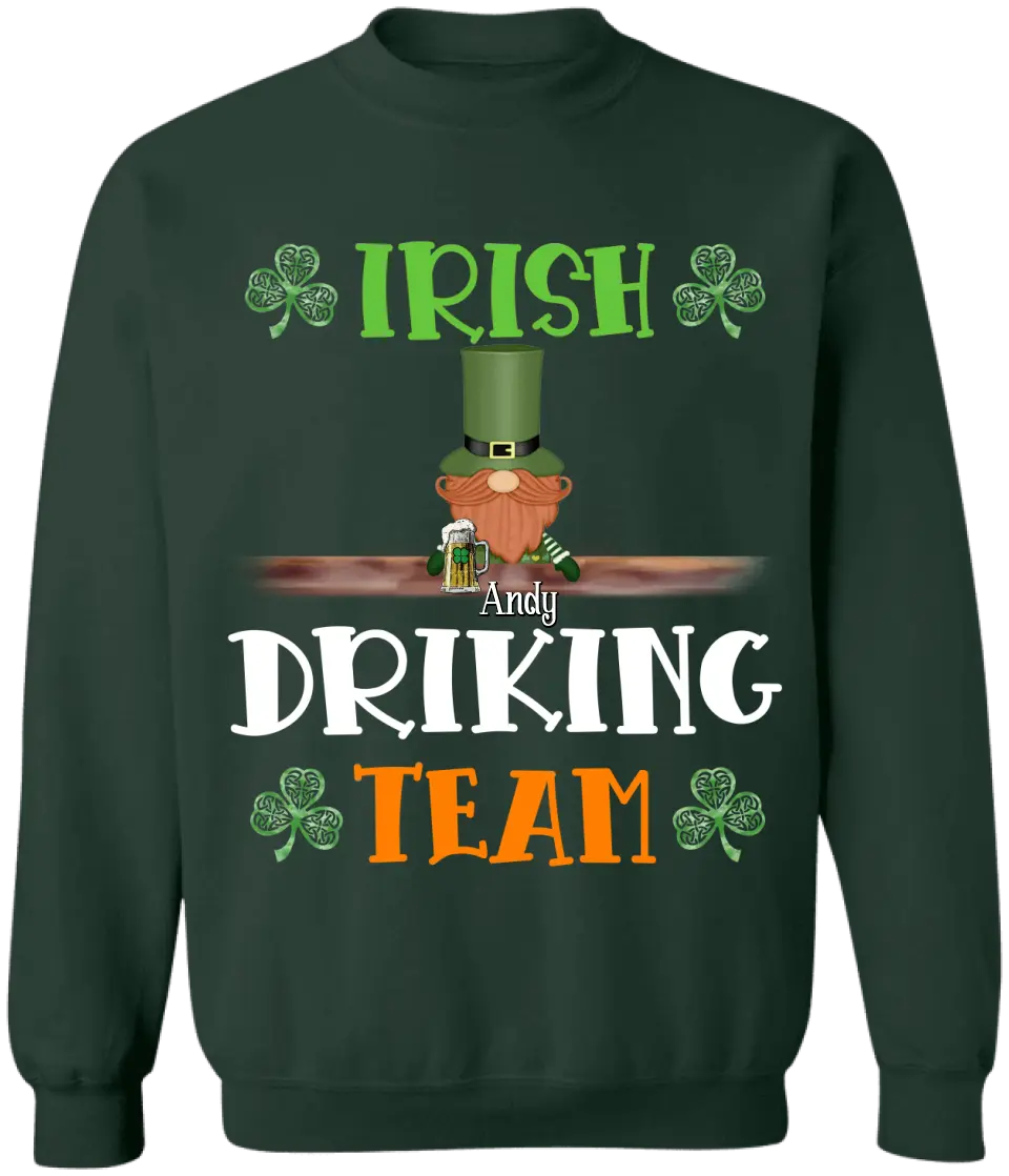 Irish Drinking Team, Happy Patrick's Day - Personalized T-Shirt