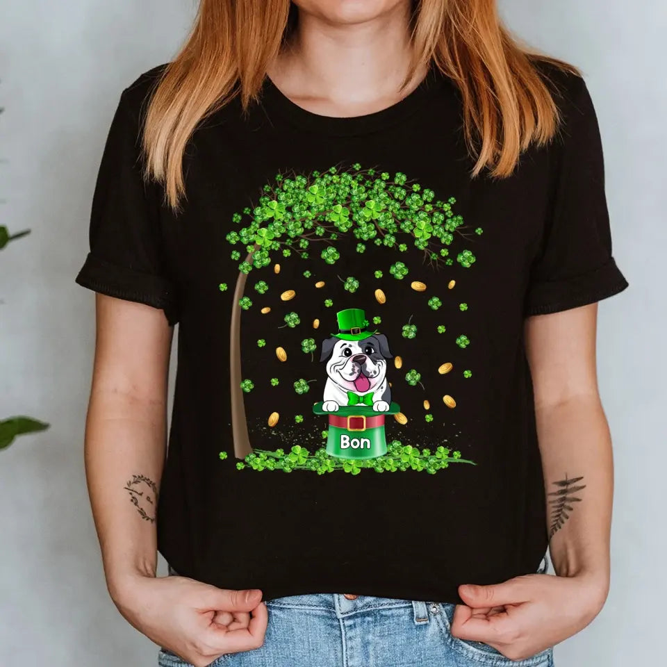 Dog Happy St Patrick's Day Limited Edition - Personalized T-Shirt, Gift For Dog Lovers - TS1108