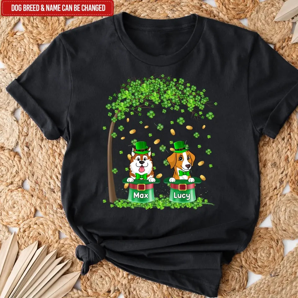 Dog Happy St Patrick's Day Limited Edition - Personalized T-Shirt, Gift For Dog Lovers - TS1108