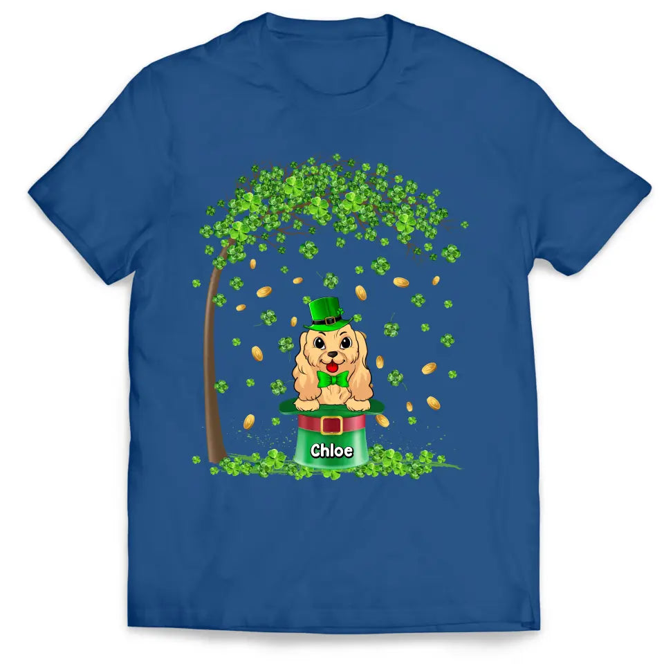 Dog Happy St Patrick's Day Limited Edition - Personalized T-Shirt, Gift For Dog Lovers - TS1108