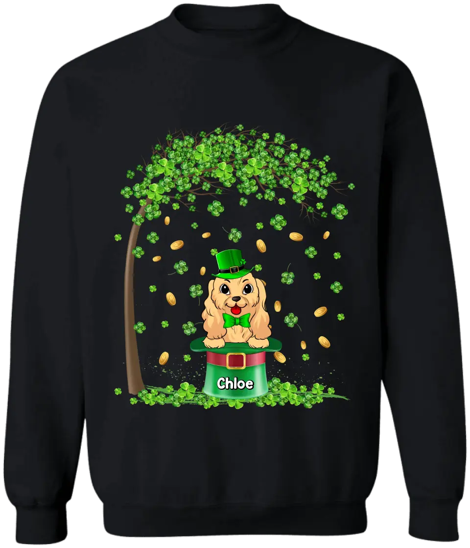 Dog Happy St Patrick's Day Limited Edition - Personalized T-Shirt, Gift For Dog Lovers - TS1108