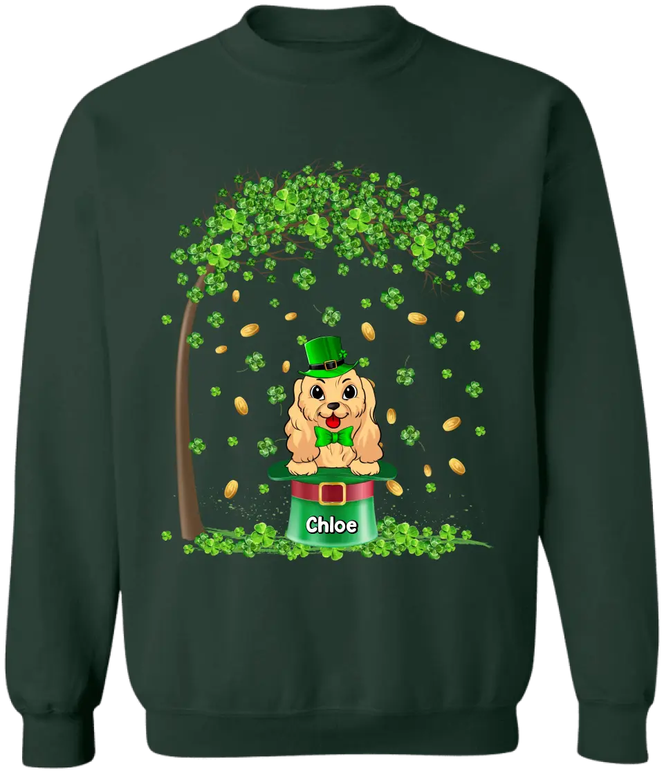 Dog Happy St Patrick's Day Limited Edition - Personalized T-Shirt, Gift For Dog Lovers - TS1108