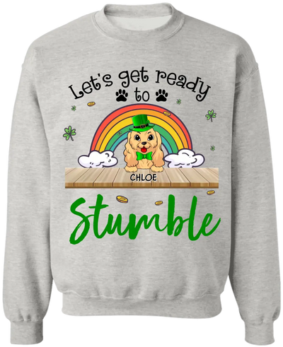 Let's Get Ready To Stumble - Personalized T-Shirt, Raglan Shirt, Happy St Patrick's Day - TS1114