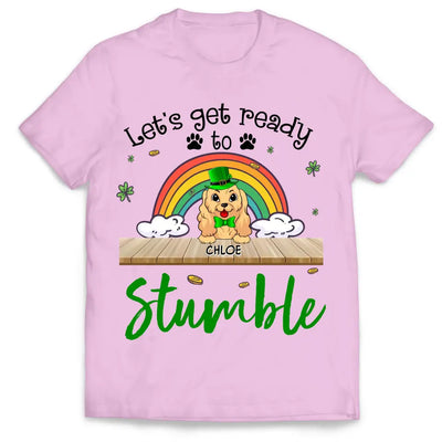 Let's Get Ready To Stumble - Personalized T-Shirt, Raglan Shirt, Happy St Patrick's Day - TS1114