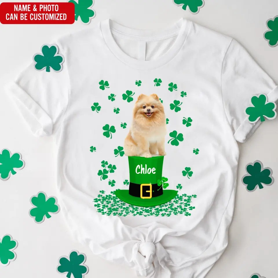 Dog Shamrocks St Patrick's Day - Personalized T-Shirt, Gift For Dog Lovers, Happy St Patrick's Day - TS1118