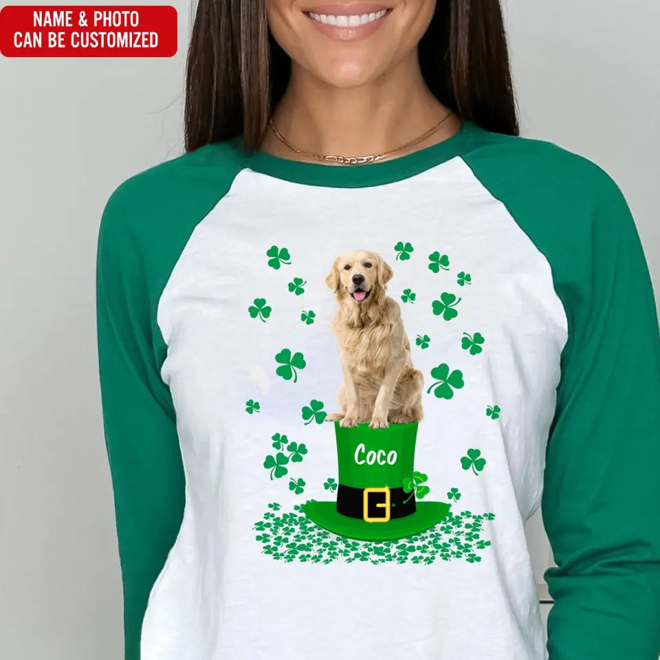 Dog Shamrocks St Patrick's Day - Personalized T-Shirt, Gift For Dog Lovers, Happy St Patrick's Day - TS1118