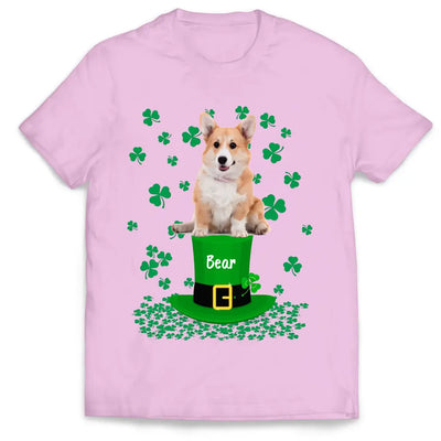 Dog Shamrocks St Patrick's Day - Personalized T-Shirt, Gift For Dog Lovers, Happy St Patrick's Day - TS1118