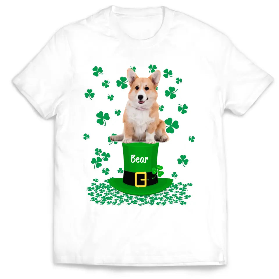 Dog Shamrocks St Patrick's Day - Personalized T-Shirt, Gift For Dog Lovers, Happy St Patrick's Day - TS1118