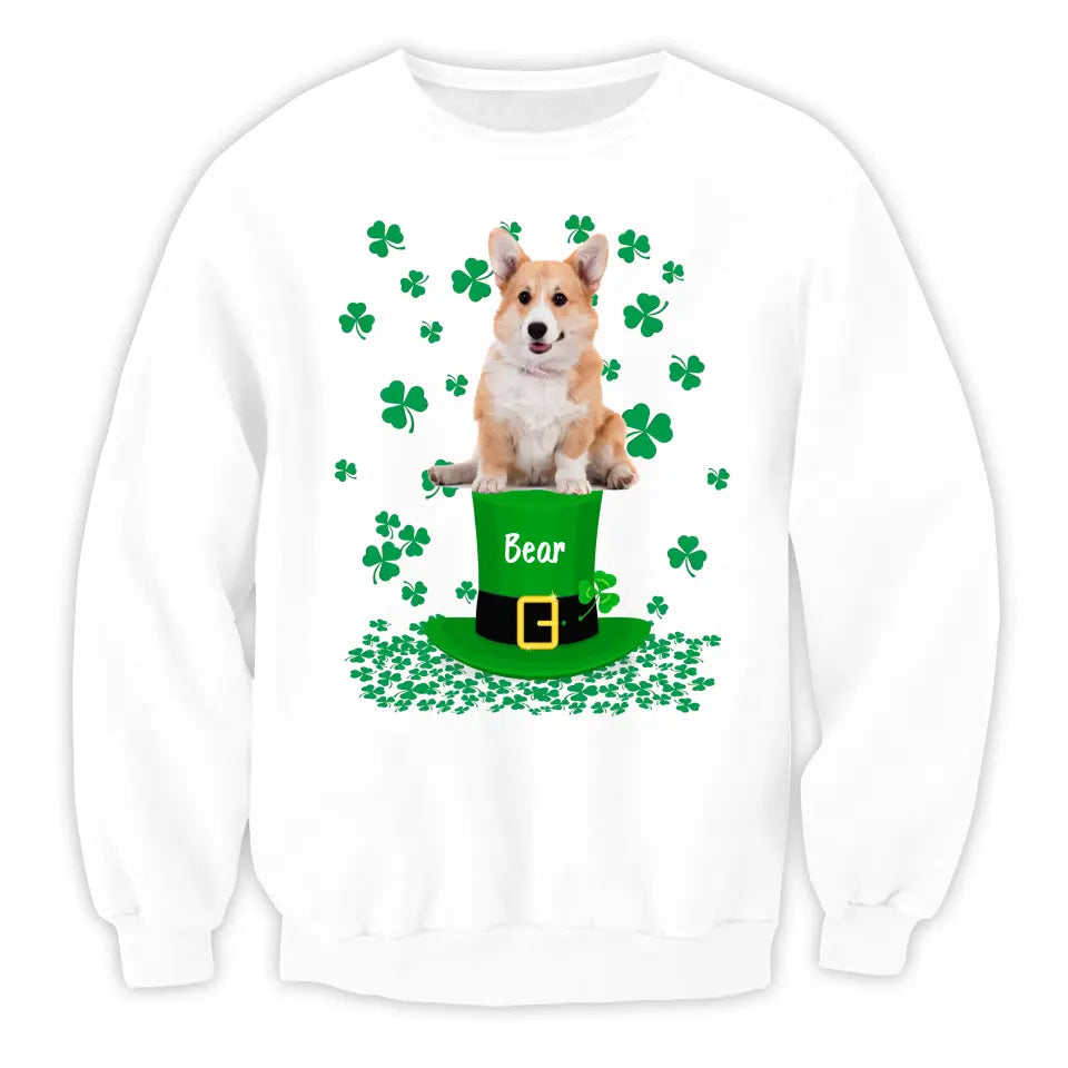 Dog Shamrocks St Patrick's Day - Personalized T-Shirt, Gift For Dog Lovers, Happy St Patrick's Day - TS1118