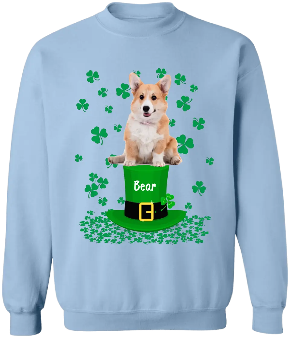 Dog Shamrocks St Patrick's Day - Personalized T-Shirt, Gift For Dog Lovers, Happy St Patrick's Day - TS1118