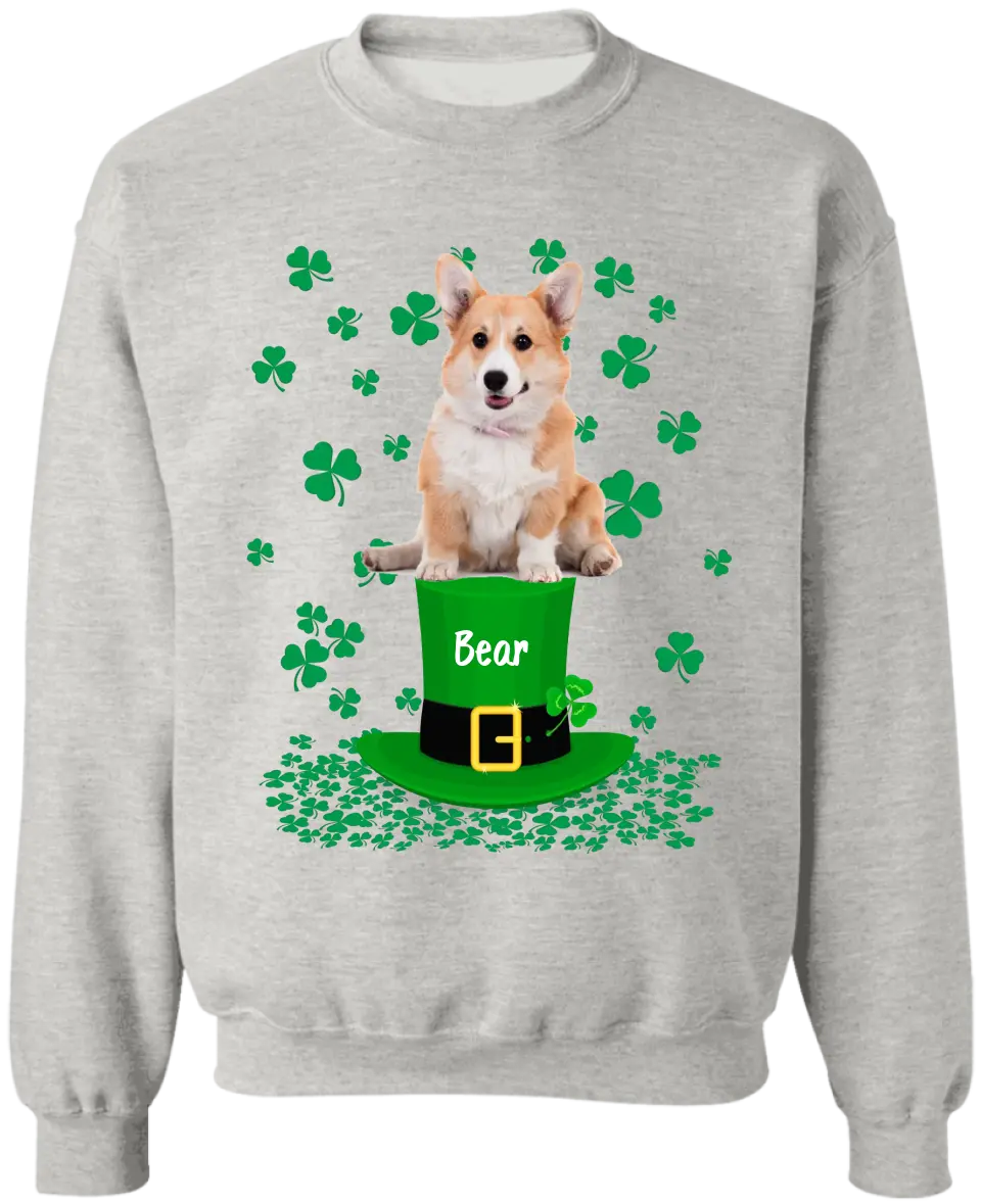 Dog Shamrocks St Patrick's Day - Personalized T-Shirt, Gift For Dog Lovers, Happy St Patrick's Day - TS1118