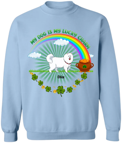 My Dog Is My Lucky Charm - Personalized T-Shirt, Pet Gift For Patrick's Day - TS1120