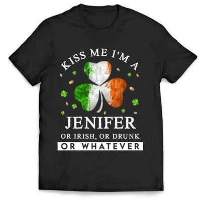 Kiss Me I'm An Irish - Personalized T-Shirt, Happy St Patrick's Day - TS1124