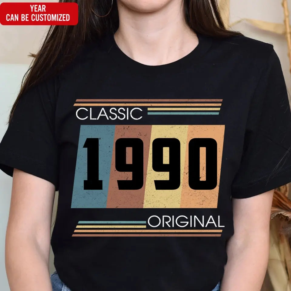 Birthday Retro T-Shirt - Personalized T-Shirt, Custom Birthday Gift, Gift For You, Friends, Family - TS1125