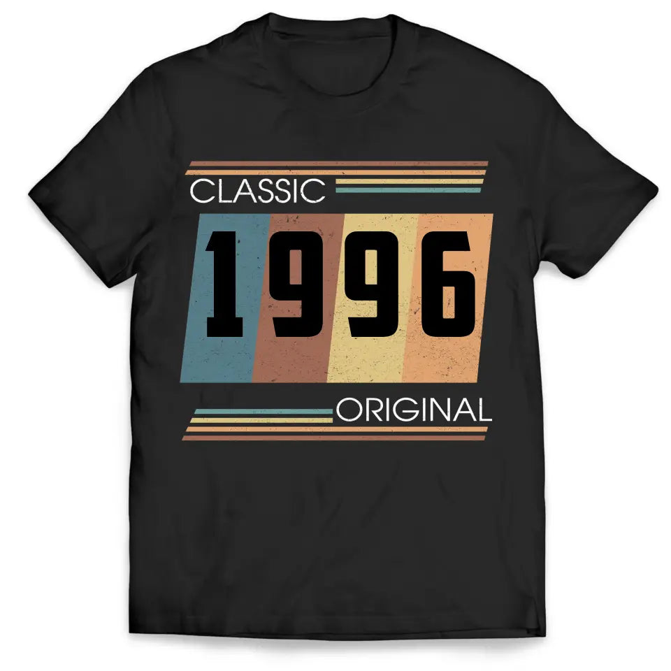 Birthday Retro T-Shirt - Personalized T-Shirt, Custom Birthday Gift, Gift For You, Friends, Family - TS1125
