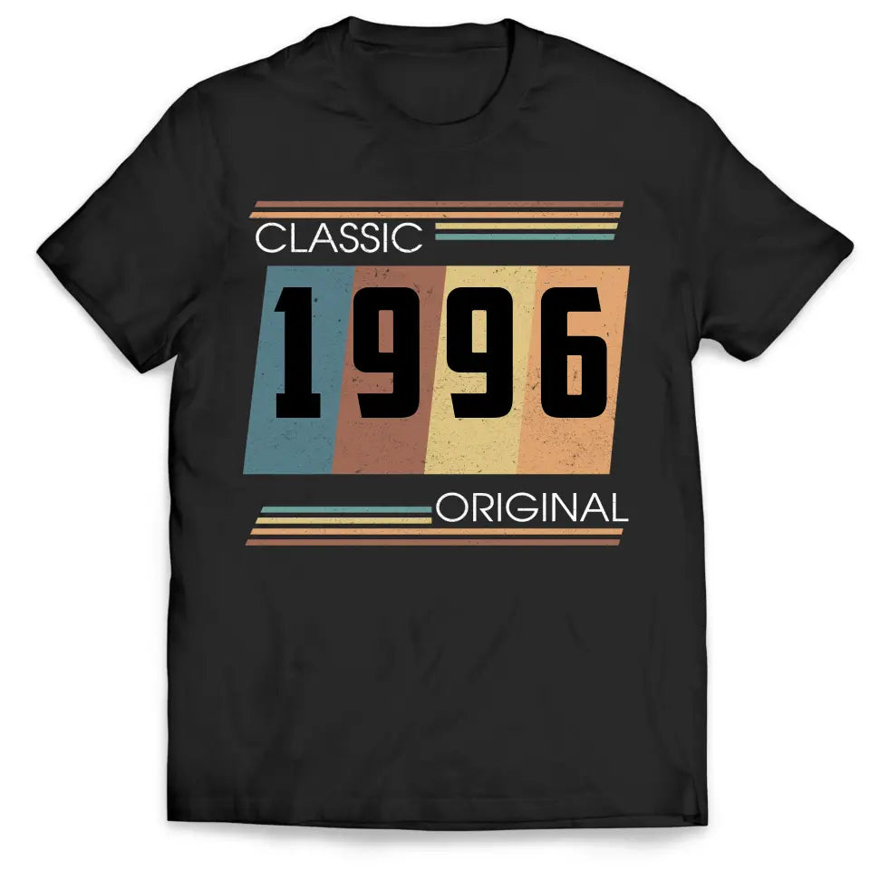 Birthday Retro T-Shirt - Personalized T-Shirt, Custom Birthday Gift, Gift For You, Friends, Family - TS1125