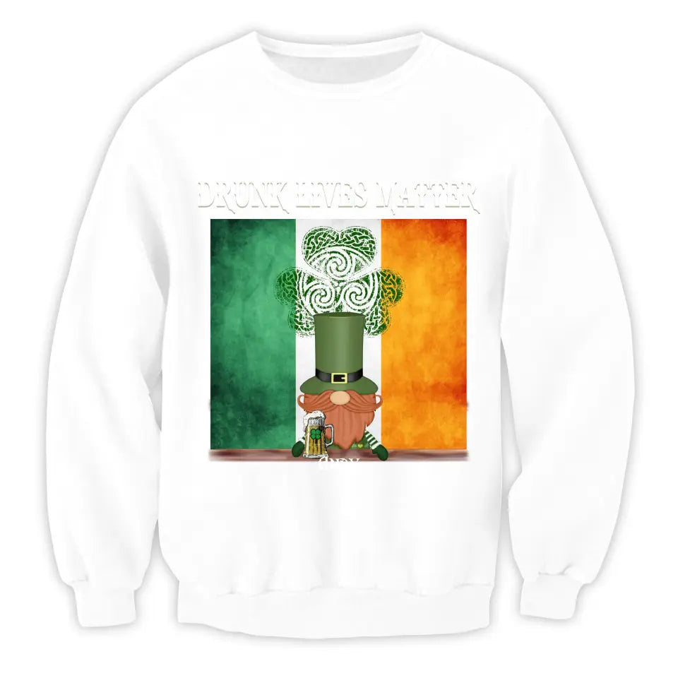Drunk Lives Matter Happy ST Patrick's Day - Personalized T-shirt - TS286