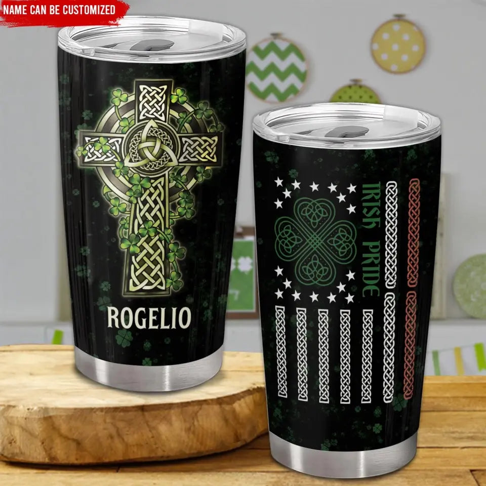 Irish Pride - Personalized Tumbler, Tumbler Gift For Patrick's Day - TL82